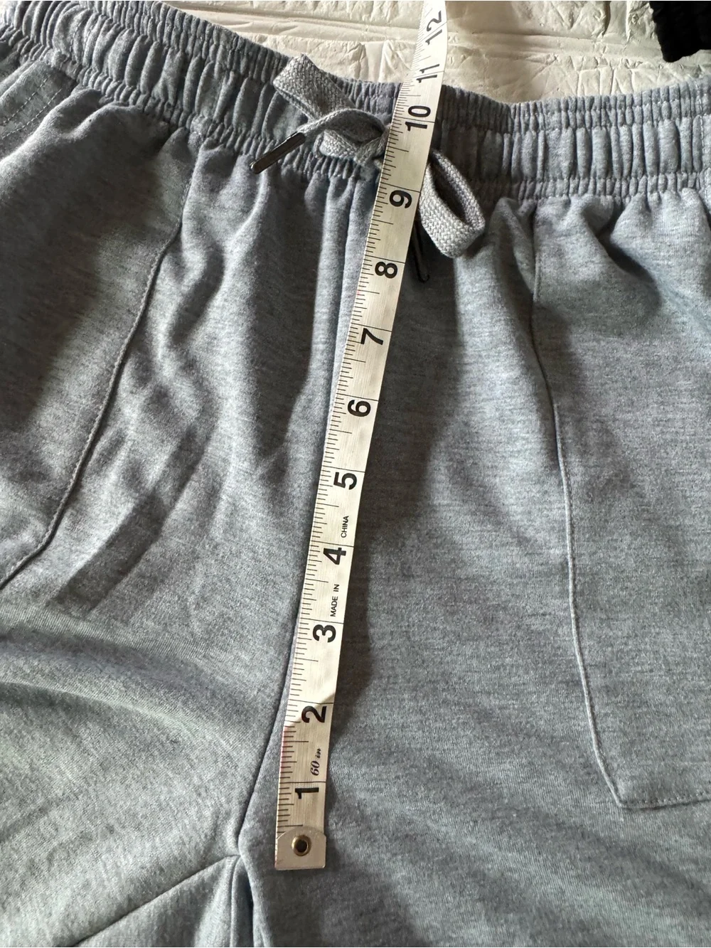 New Shorts Boy 11-12Y Kids Elastic-Waist Knit Shorts - Gray & Black